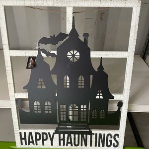Happy Haunting sign